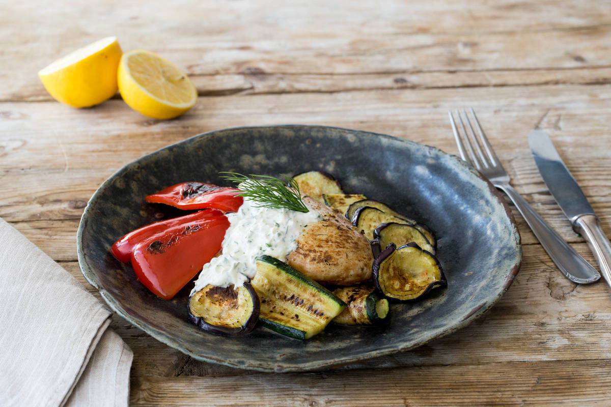 Charred Mediterranean Vegetables
