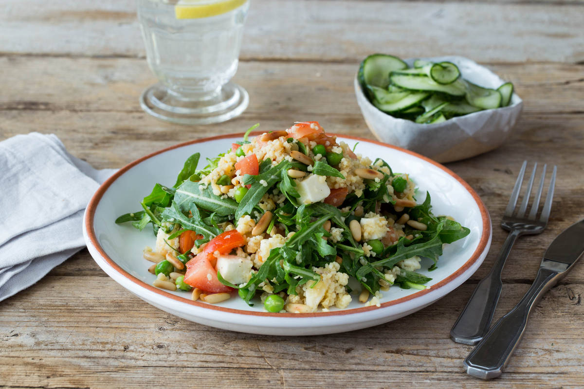 Herrlich frisch: Couscous-Linsen-Salat