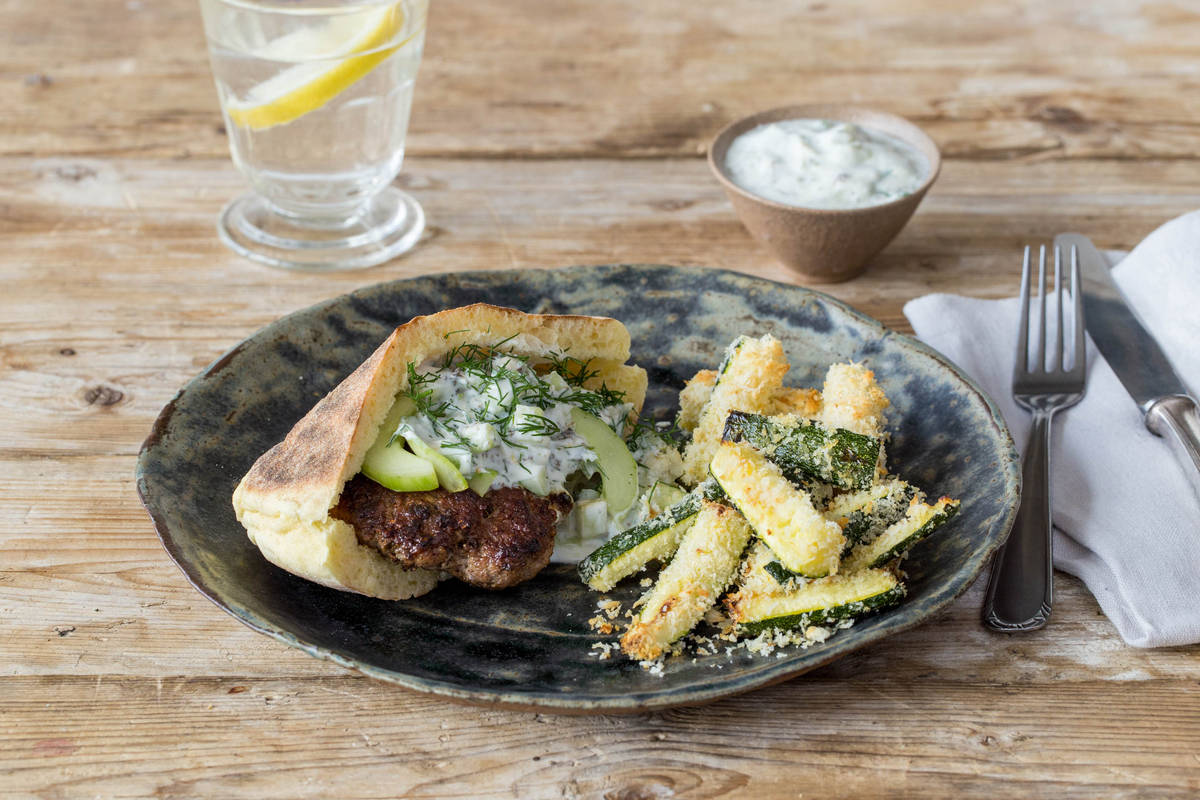 Za'atar Pita Burgers
