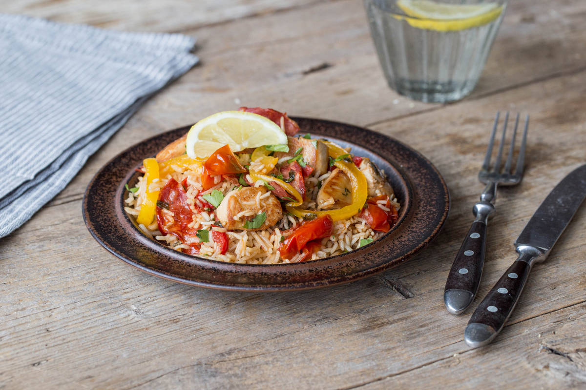 The Cheeky Chicken Paella