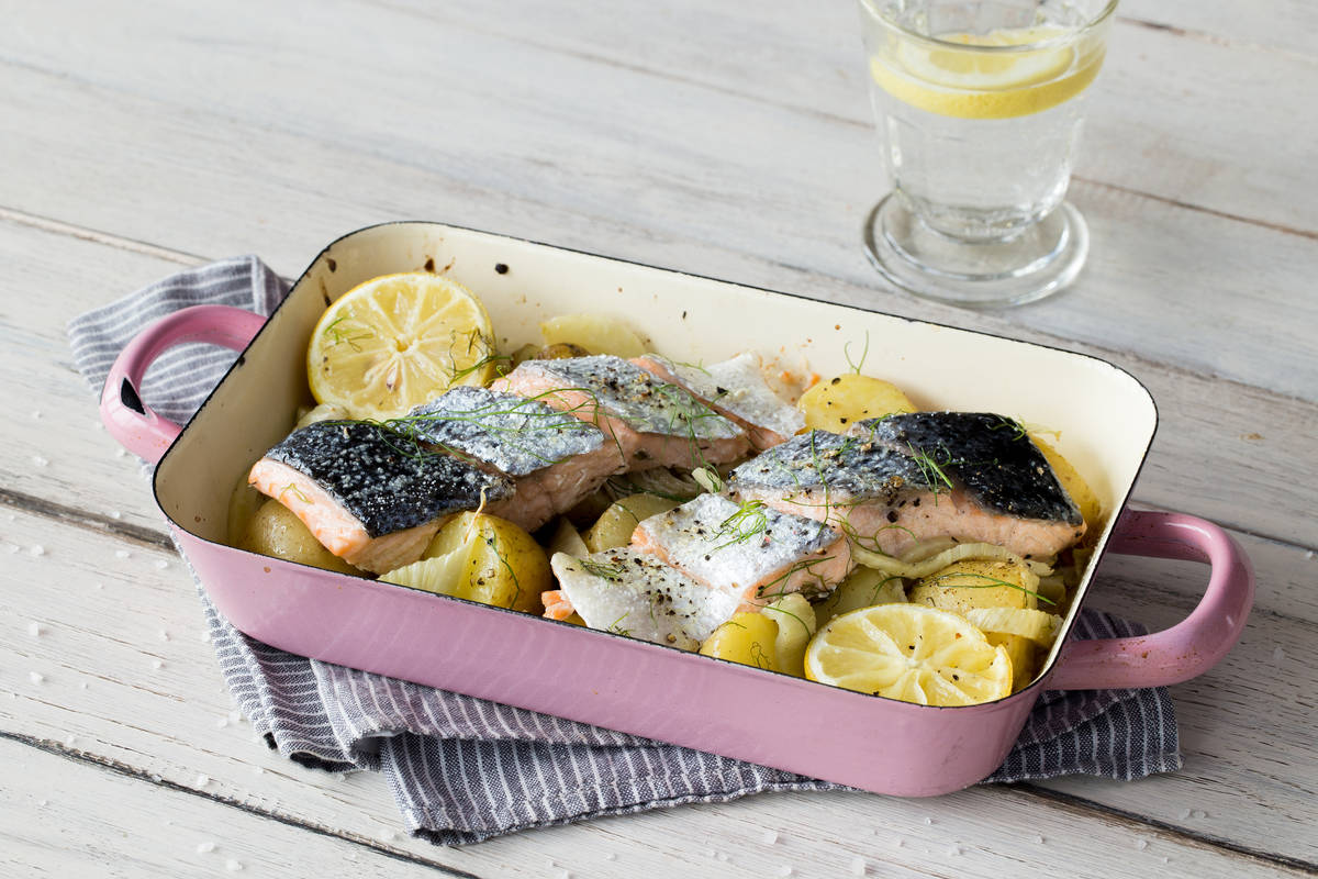Oven Baked Ocean Trout