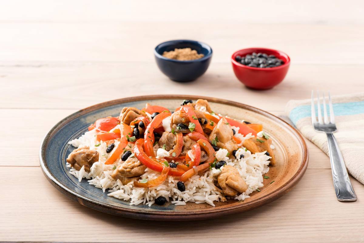 Mexican Black Bean and Chicken Stew