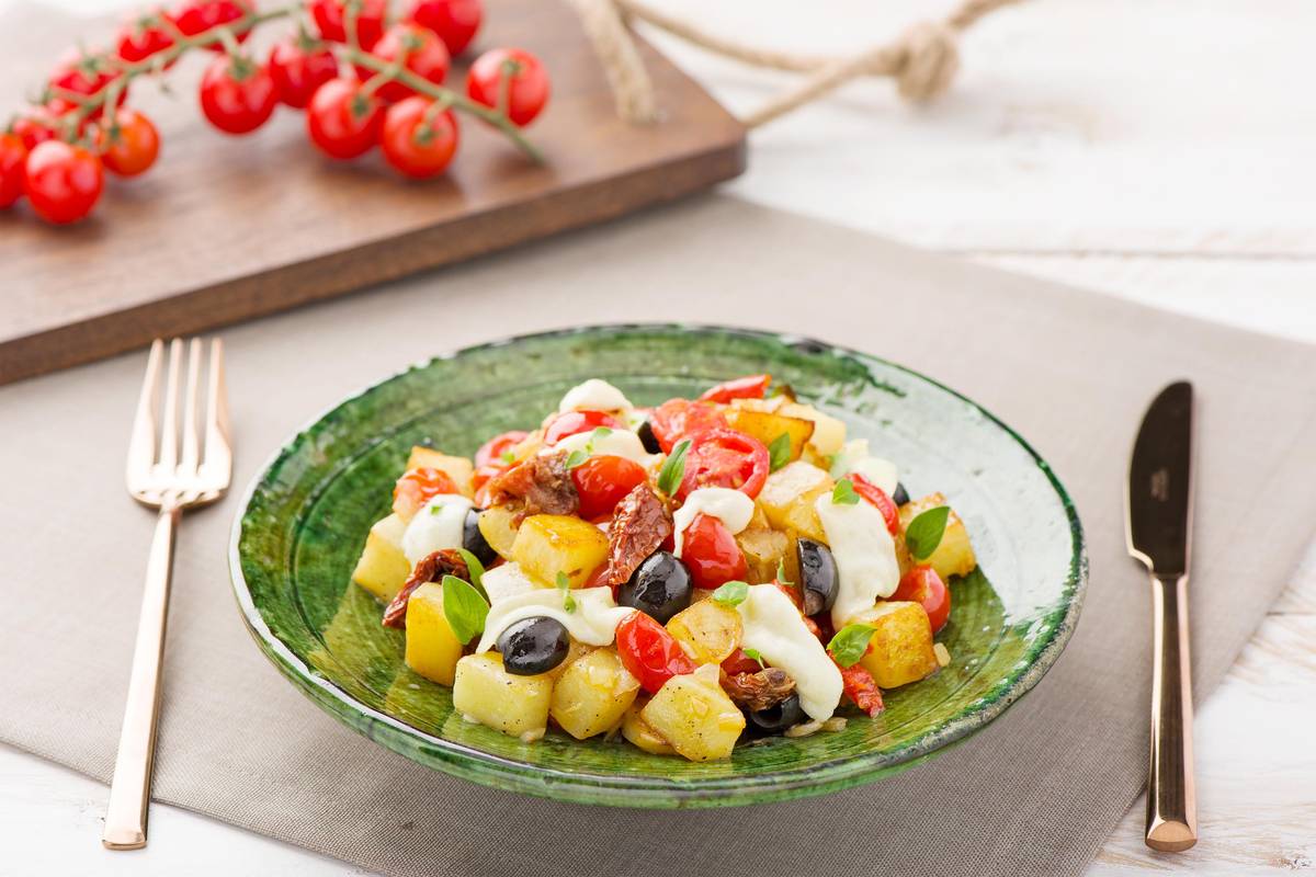 Bella Italia: Kartoffelpfanne à la Caprese