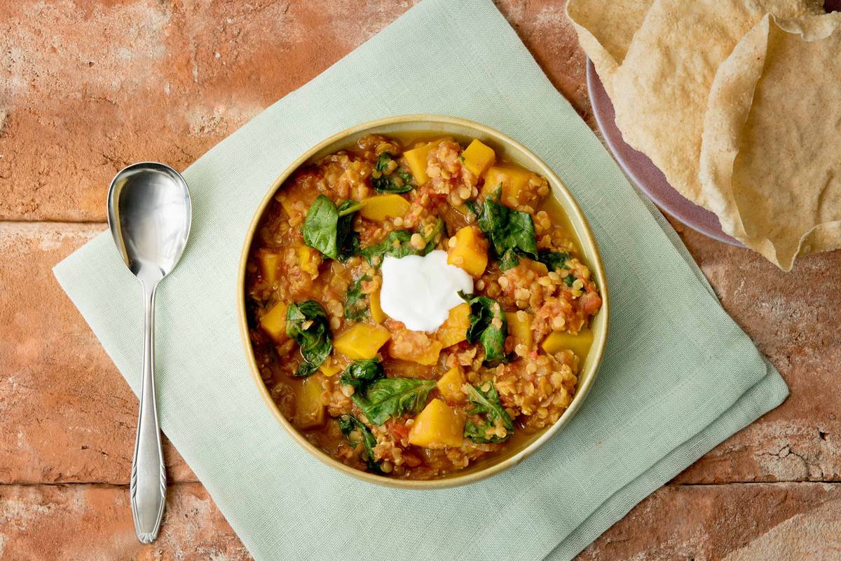 Warming Pumpkin & Lentil Dahl