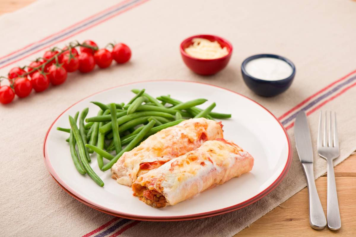 Beef Roly Polys, Mexican Style