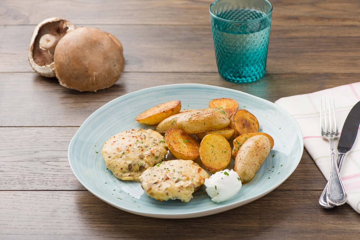 Welsh Rarebit Portobello Mushrooms