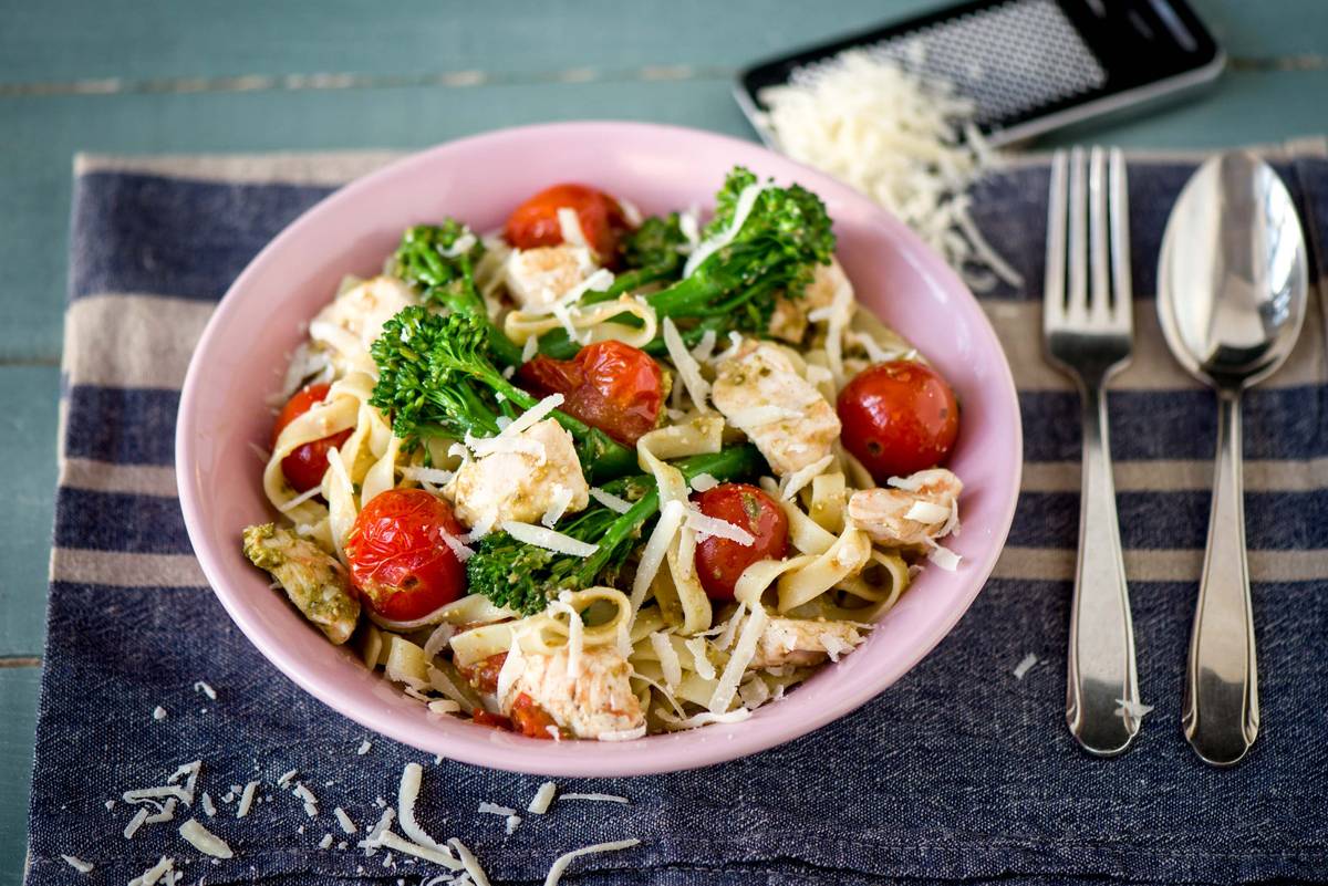 Fettucine Pesto Chicken