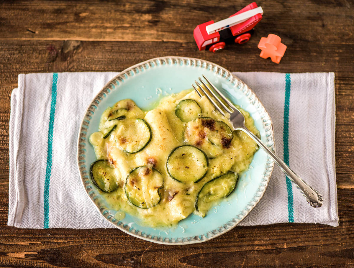 Lasagna Italiana met verse kruiden en grana padano