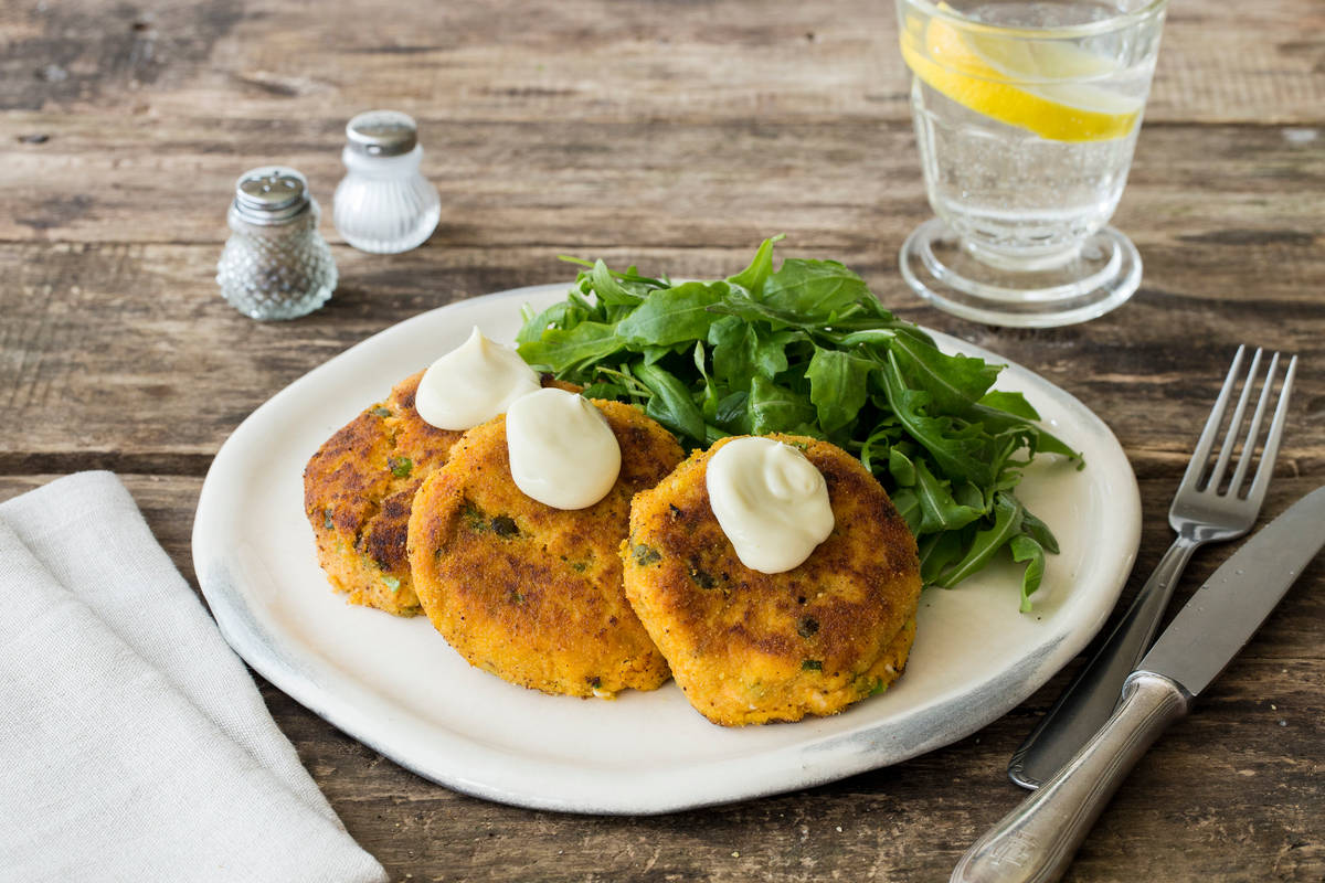 Salmon & Sweet Potato Cakes