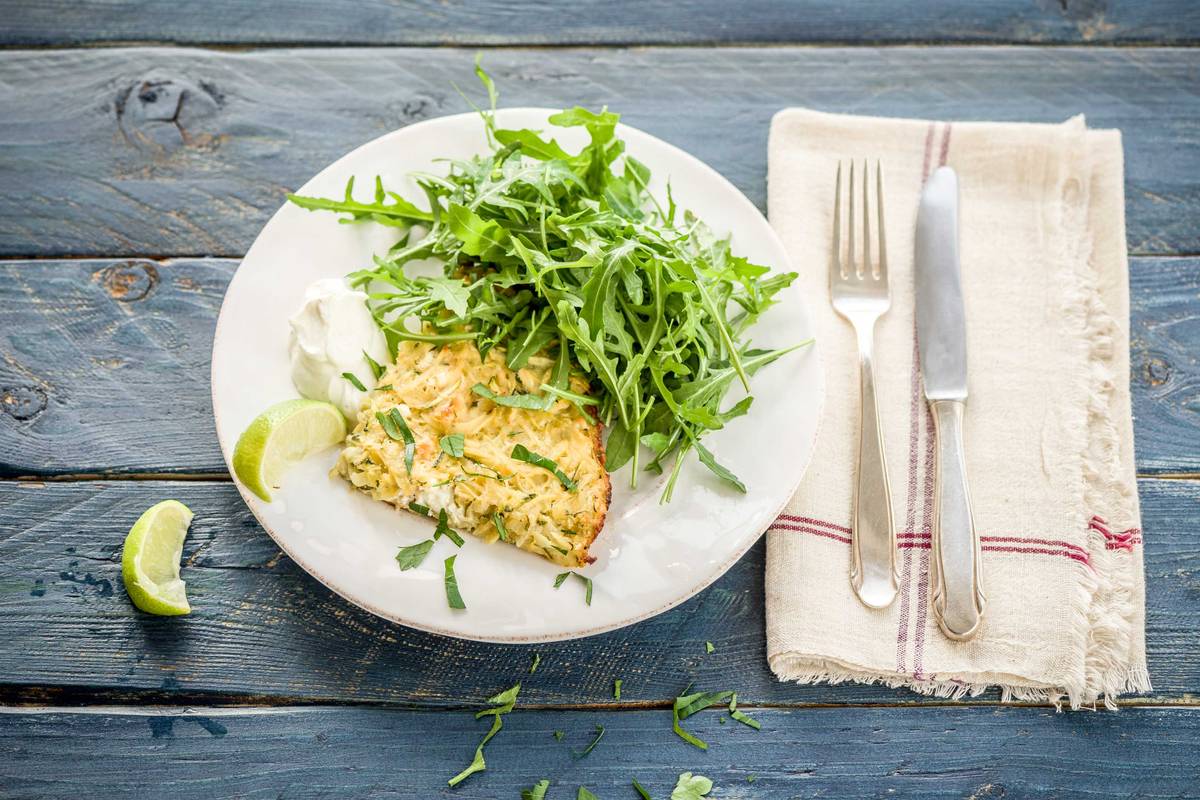 Griechischer Kartoffel-Zucchini-Kuchen