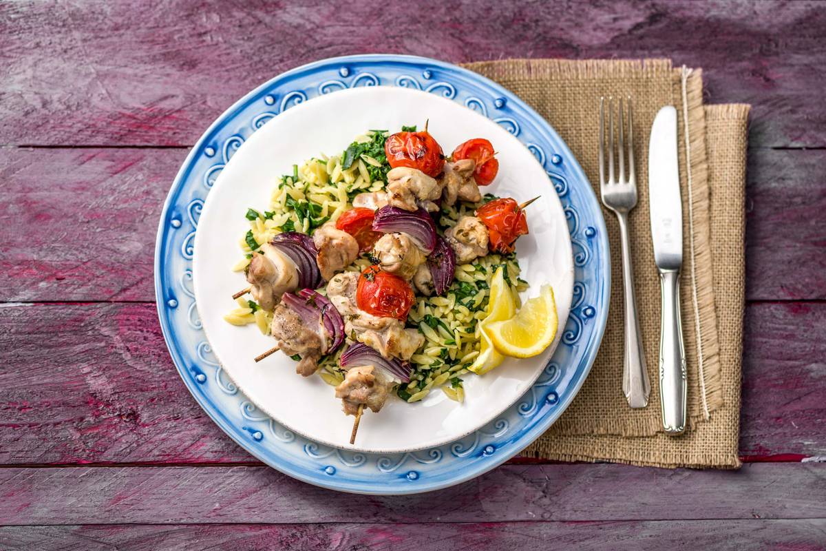 Garlic & Thyme Chicken Kebabs