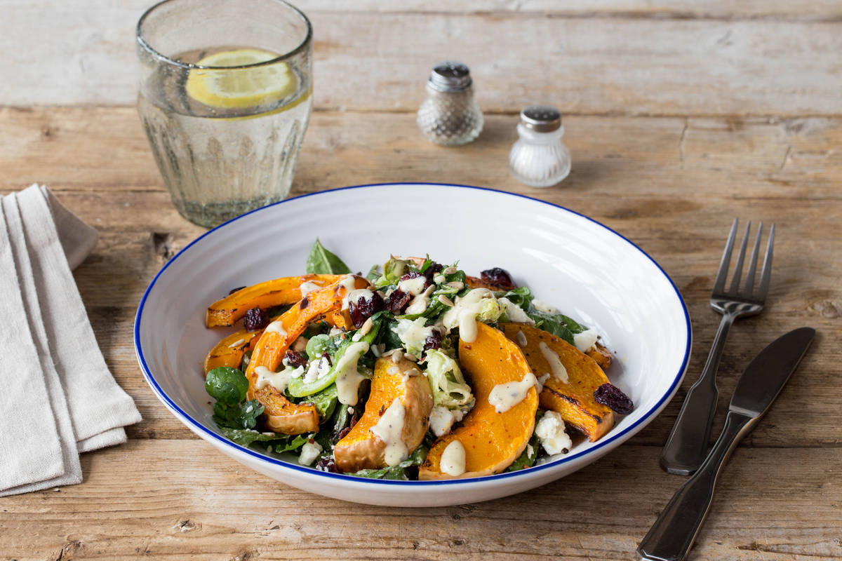 Tah-antilising Butternut Tahini Salad