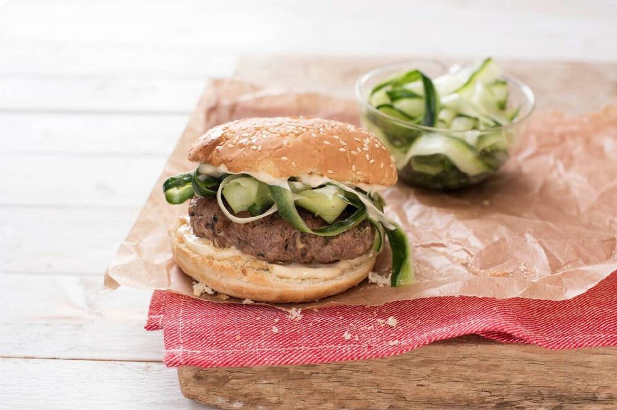 Thai Pork Laarb Burger