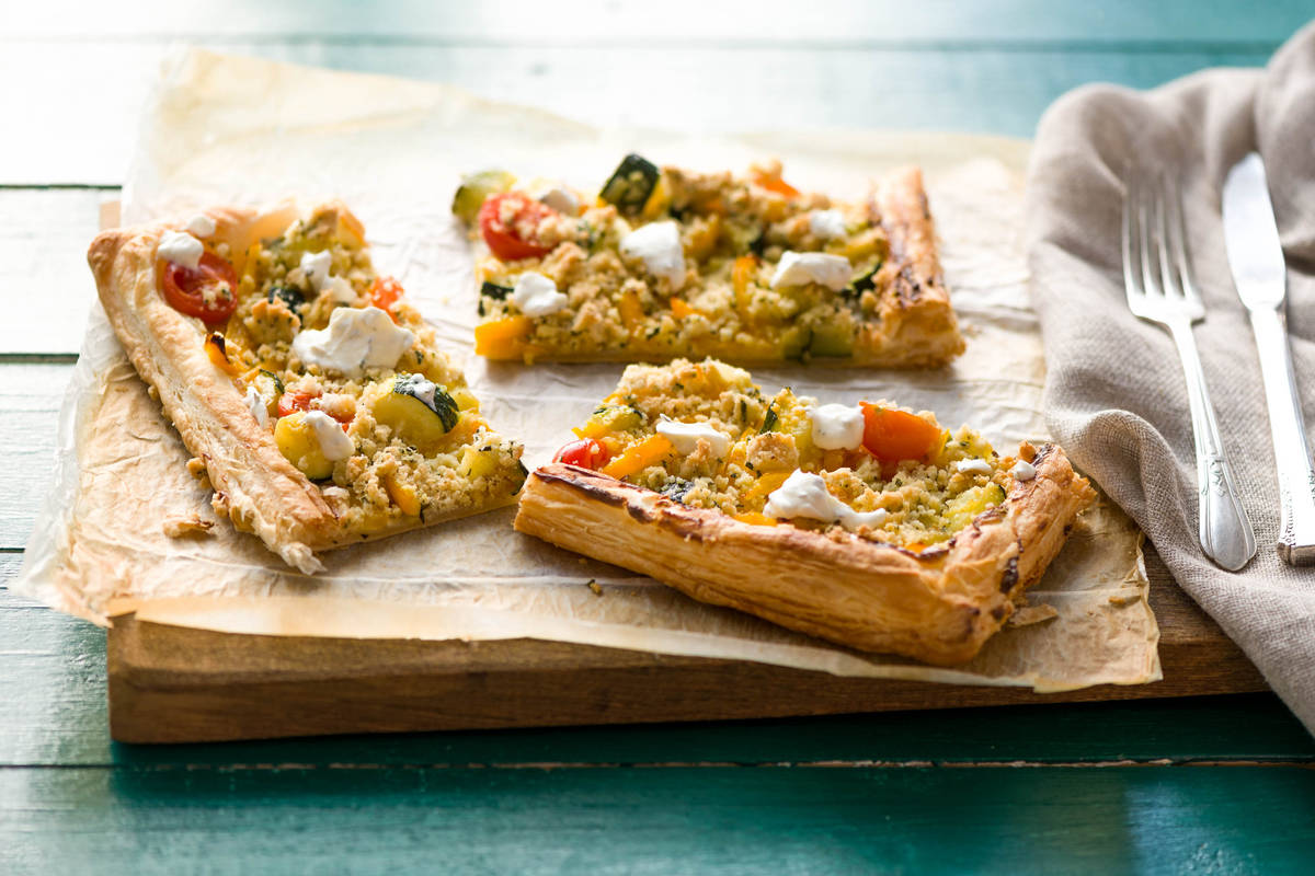 Bunt wie der Frühling: Gemüsekuchen