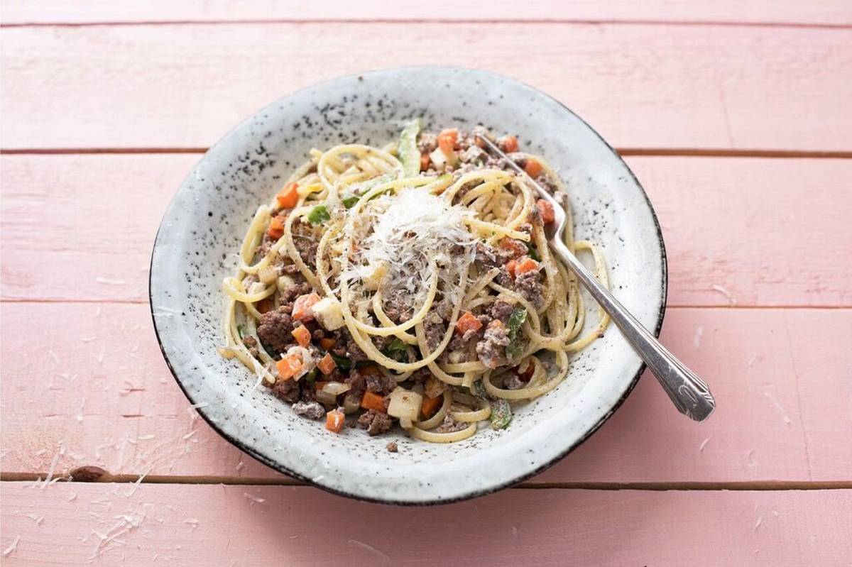 Creamy Poblano Bolognese