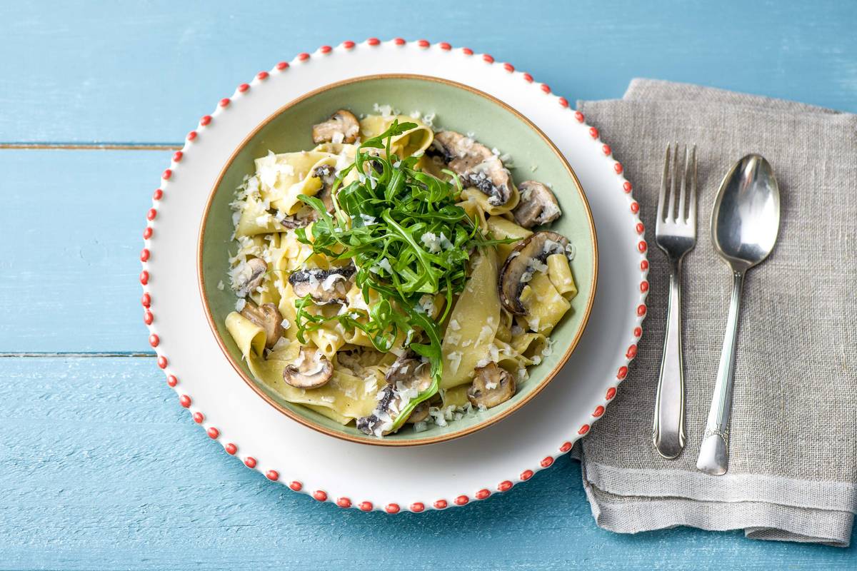 Creamy Mushroom Pappardelle