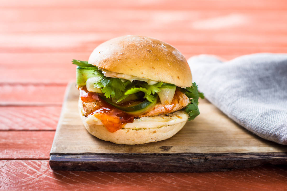 Sweet Chilli Chicken Burgers
