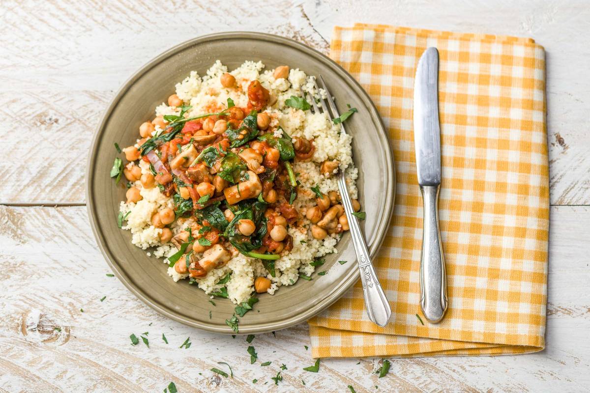 Mimi’s Moroccan Mushroom and Raisin Tagine