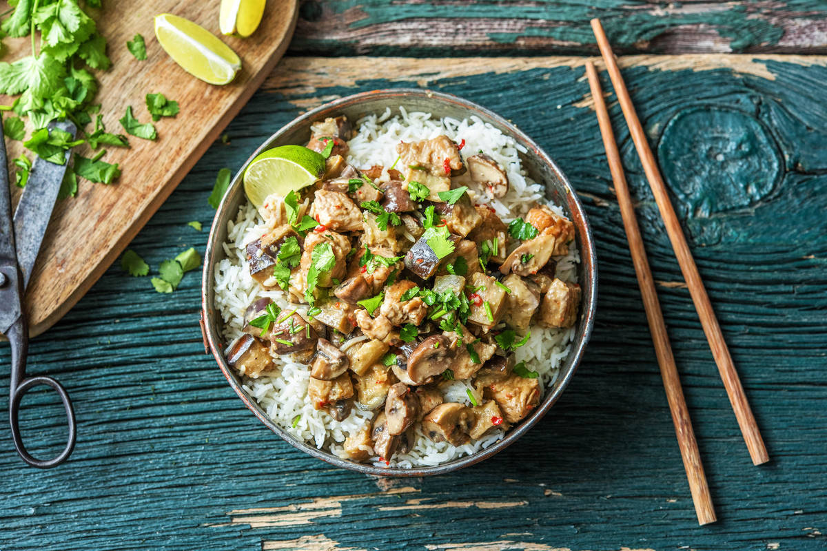 Feurig fruchtig: Rotes Putencurry