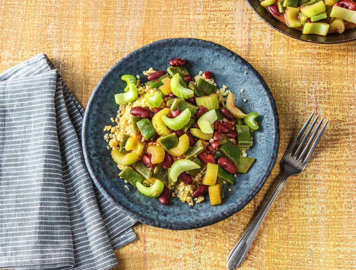Chili végétarien au boulgour