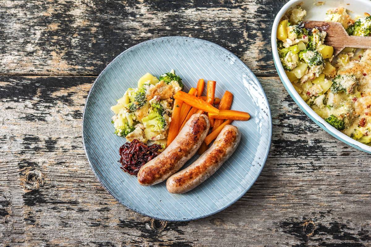 Oven-Baked Sausages