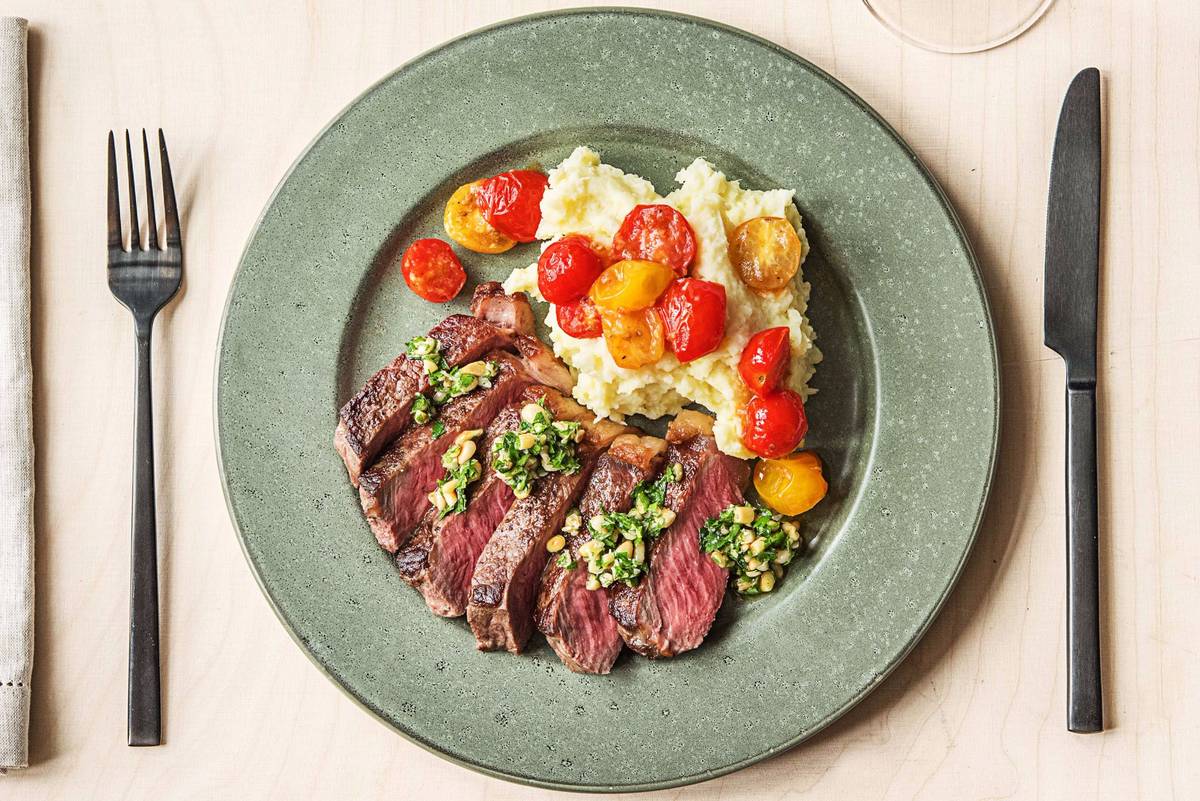 Gremolata Strip Steak