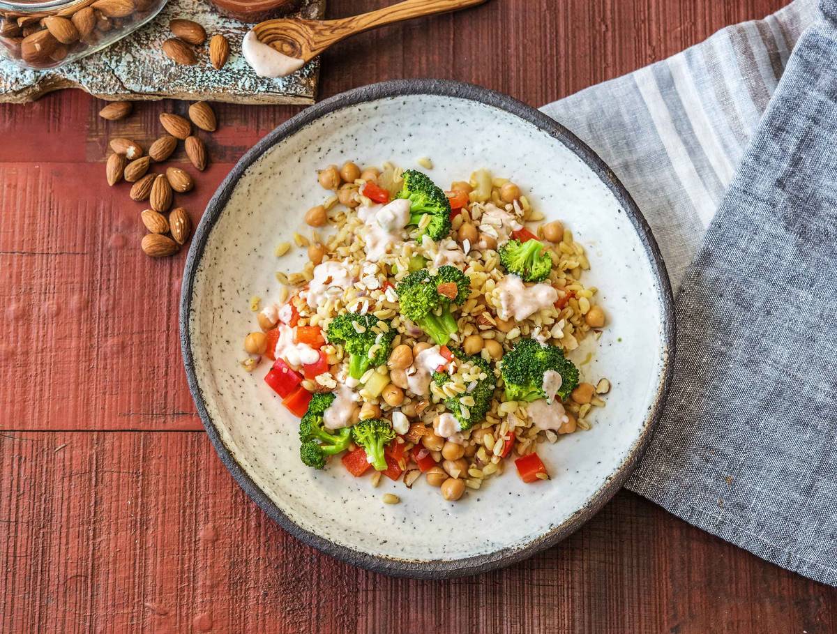 Orge perlé aux brocoli