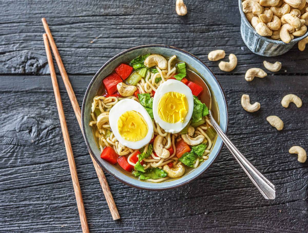 Soupe orientale de nouilles