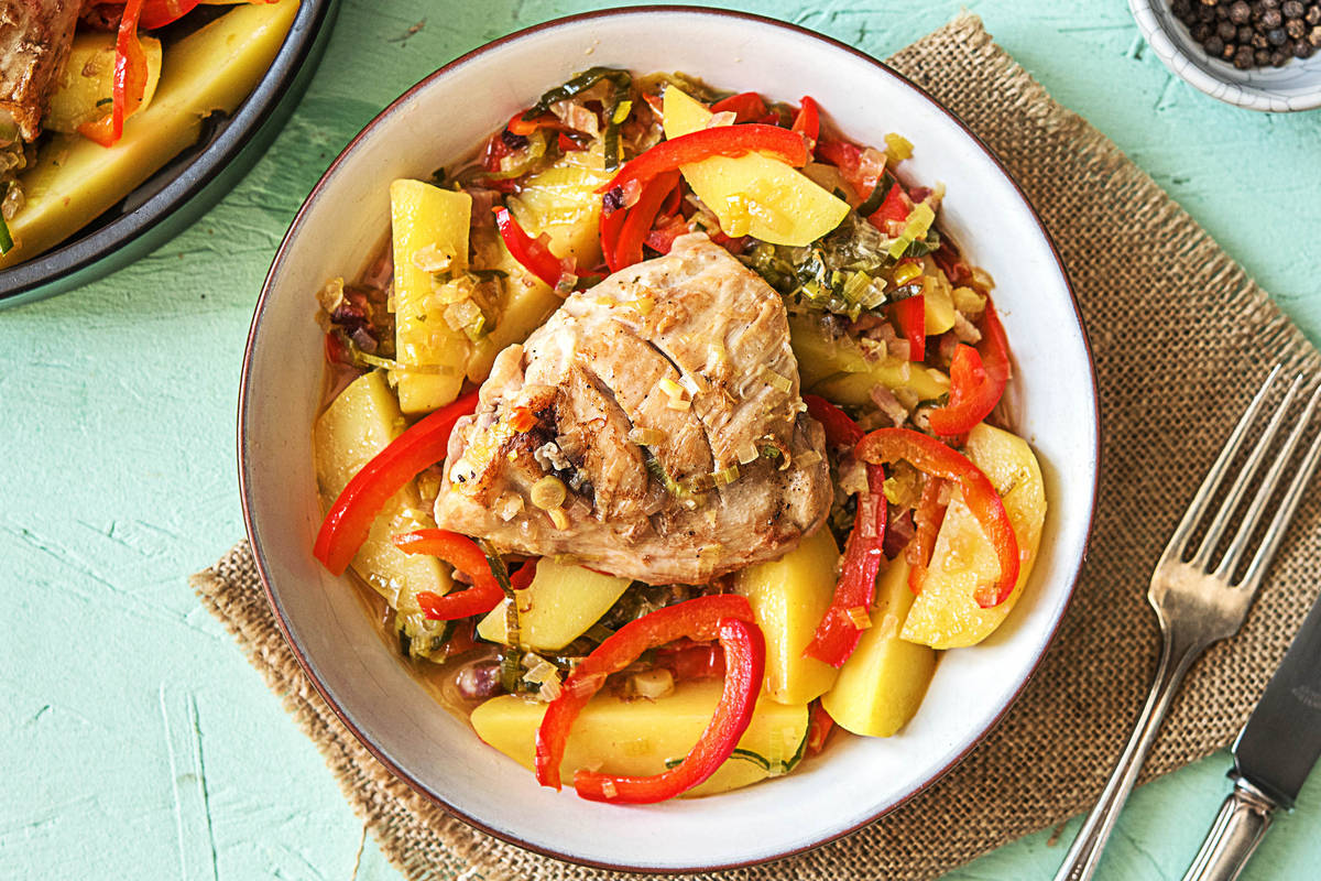 Mijoté de poulet à la bière