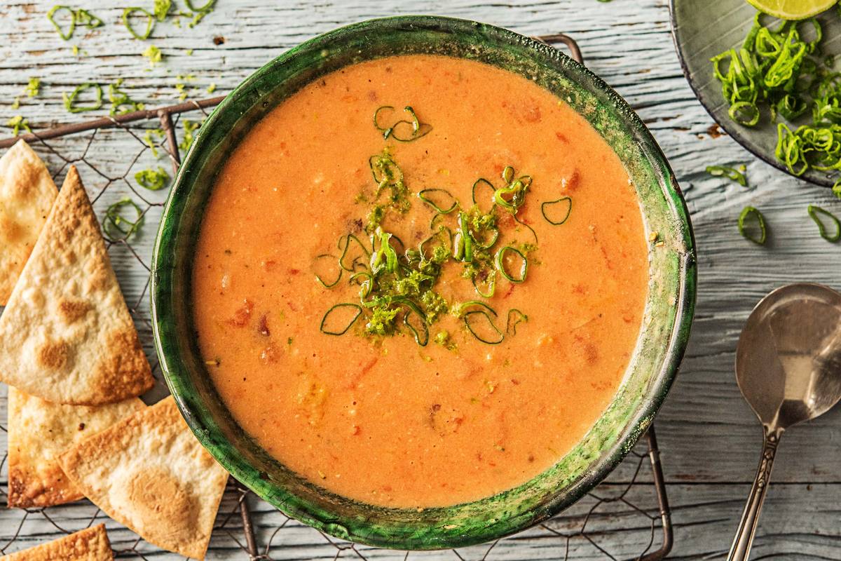 Karibische Kokossuppe,