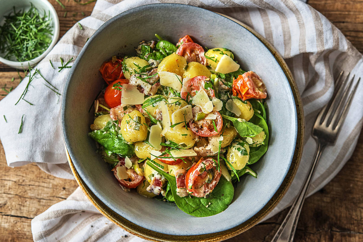 Schnelle Gnocchi mit Bacon