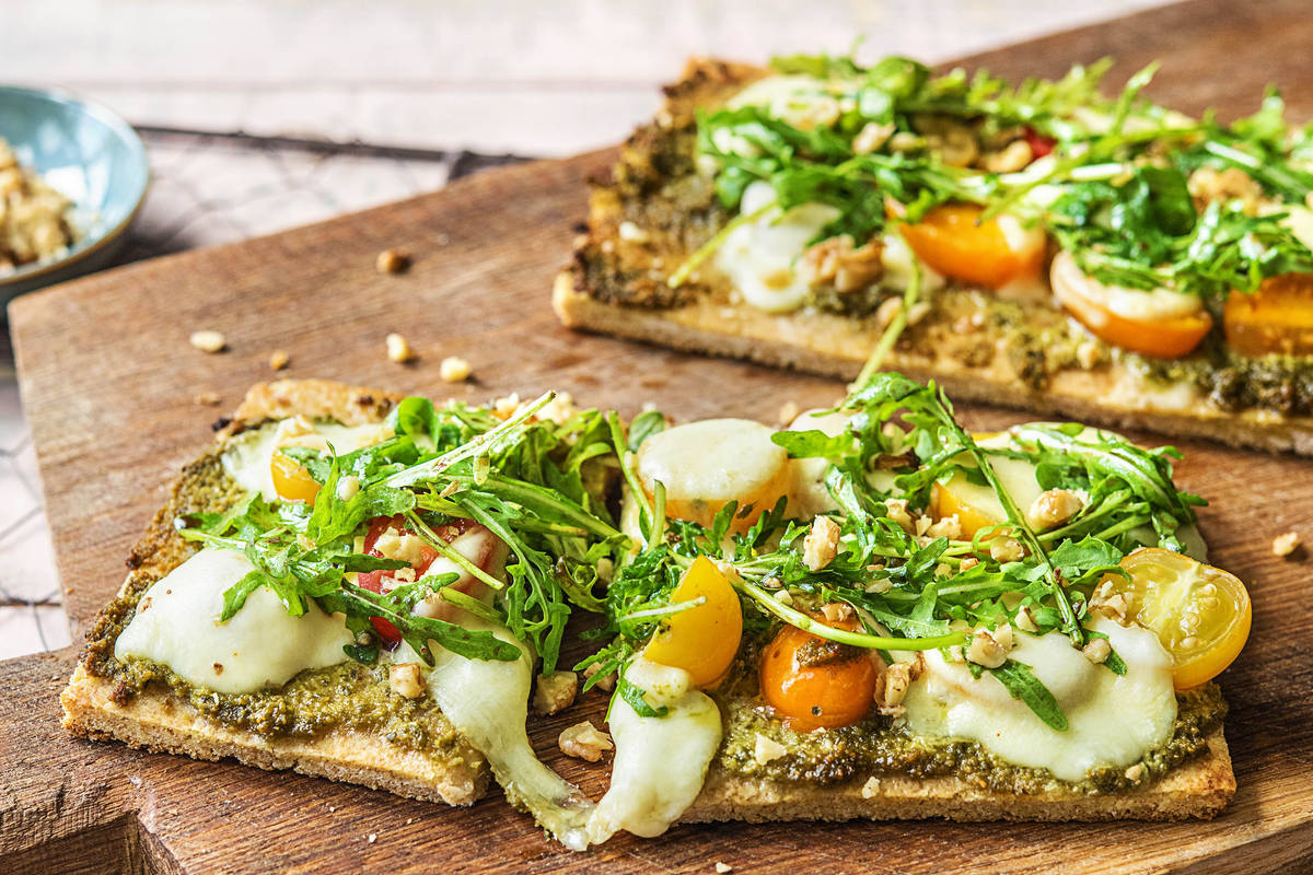 Heirloom Tomato Flatbreads