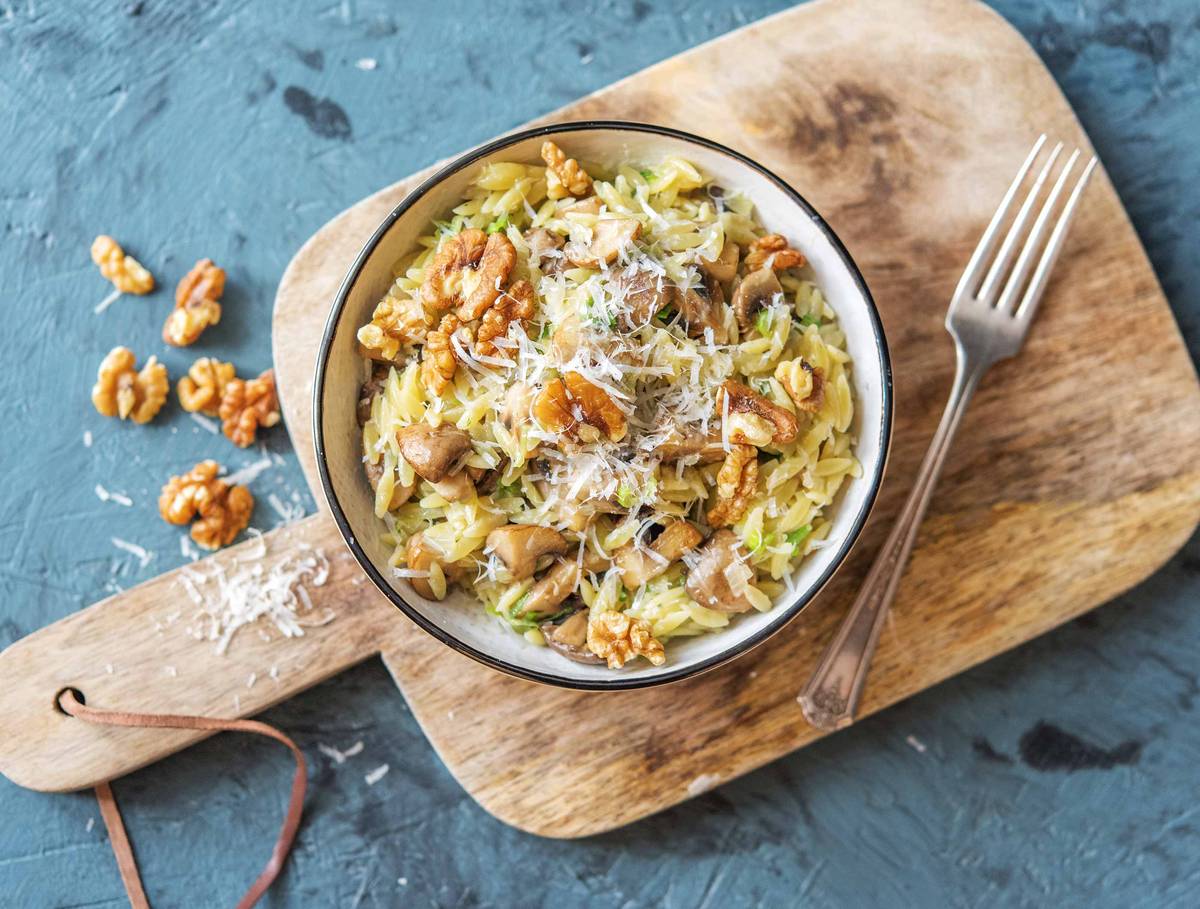 Champignonrisotto van orzo