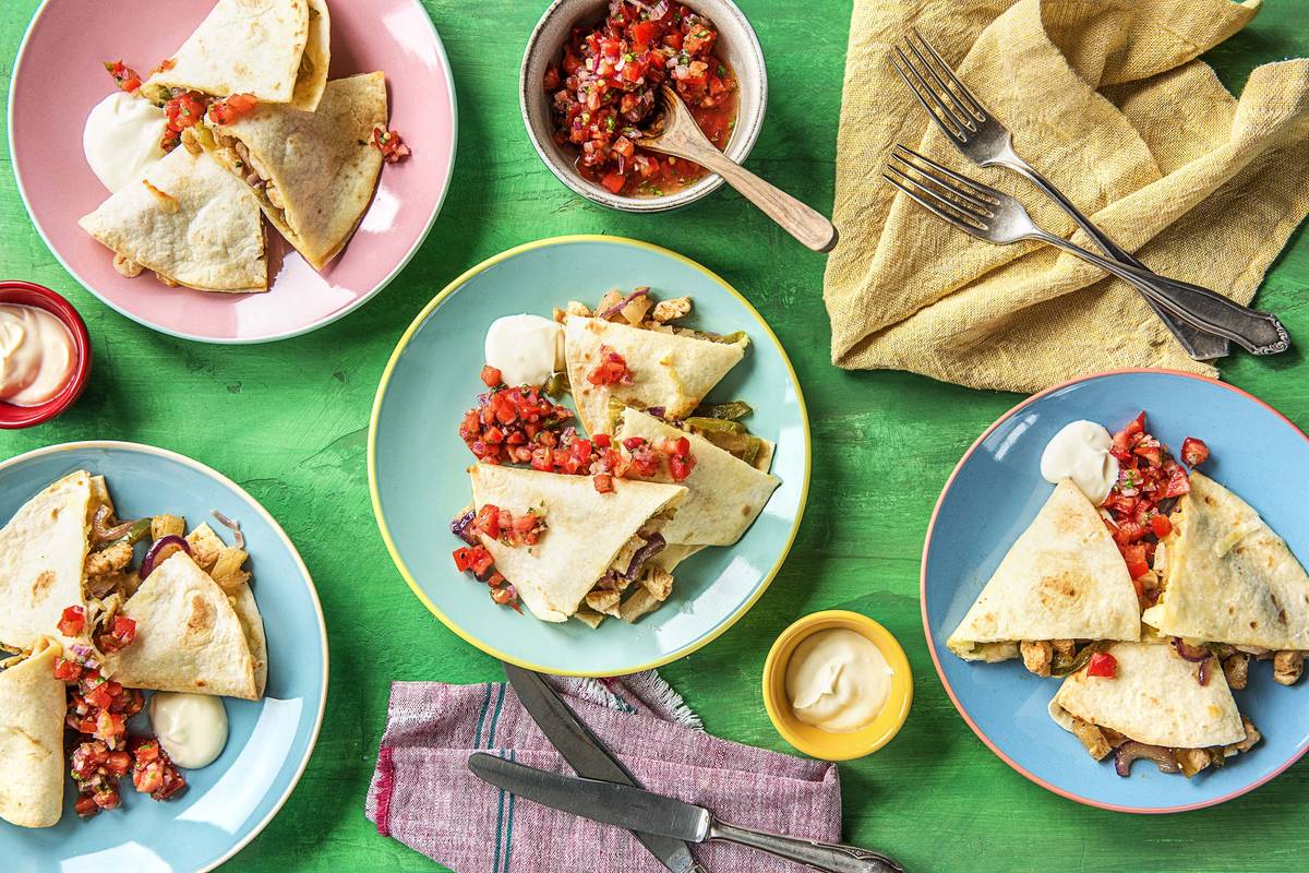 Chicken Pineapple Quesadillas