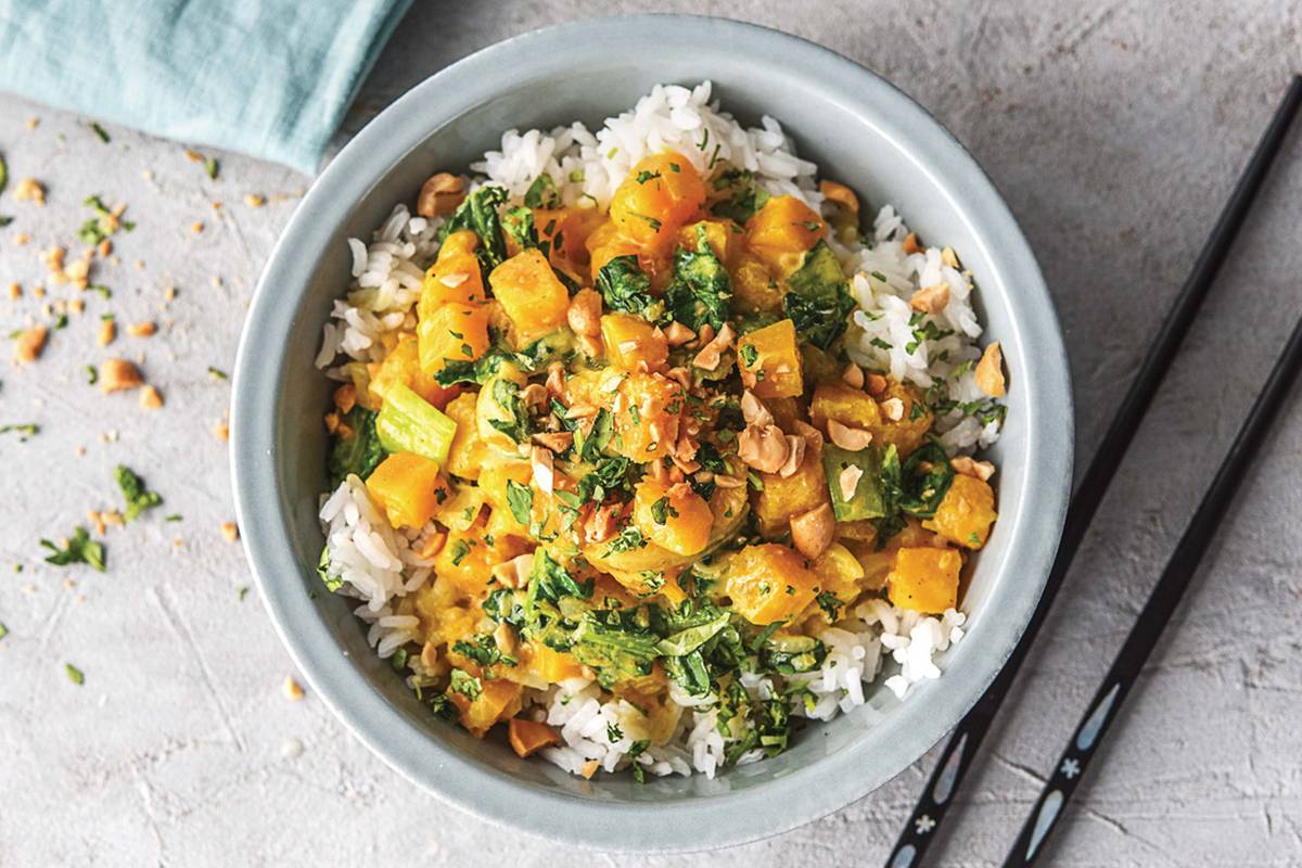 Thai Coconut Pumpkin & Veggie Curry