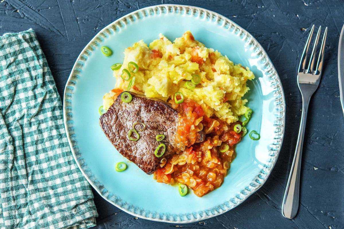 Saftiges Rumpsteak