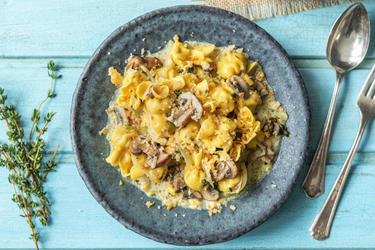Fiorelli! Pastataschen mit Pilzfüllung
