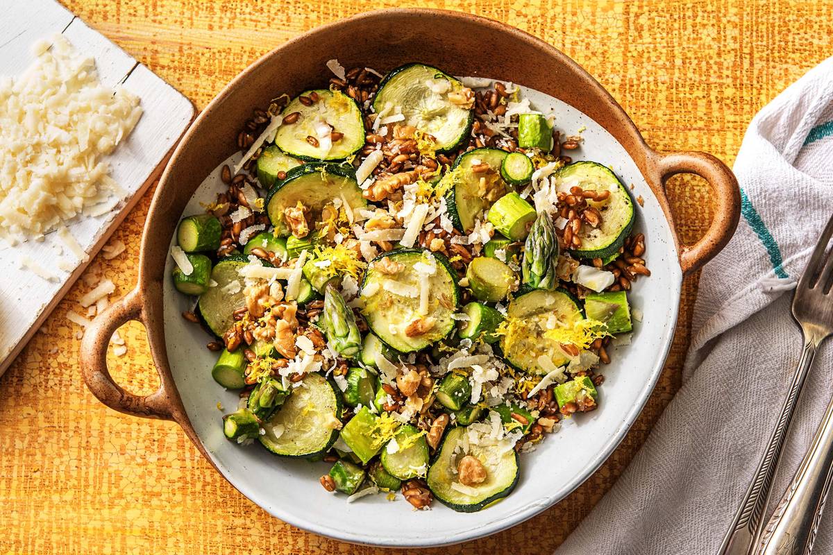 Gorgeous Greens Farro Bowl