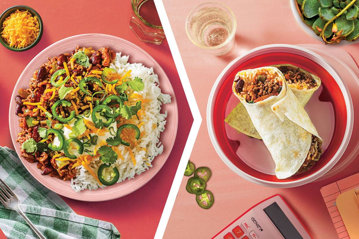 Chorizo and Beef Chili Dinner