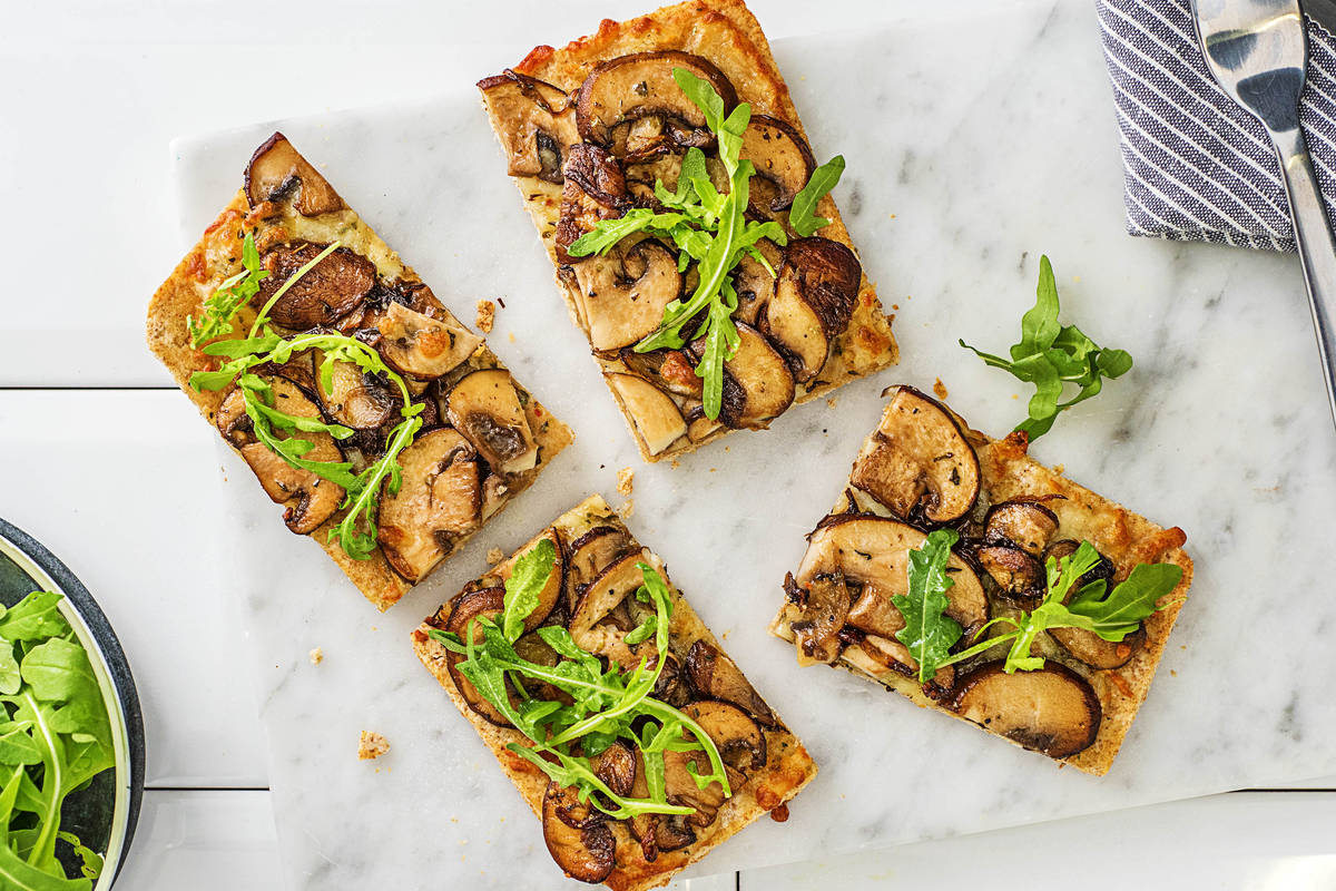 Truffled Mushroom Flatbreads