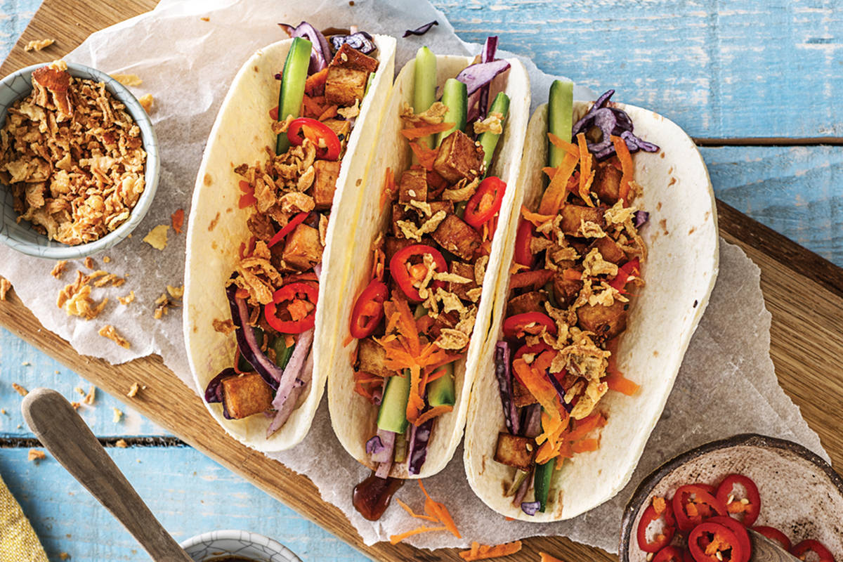 Speedy Japanese-Style Tofu Tacos