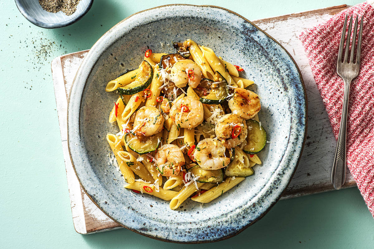 w33-r13 Shrimp Penne With a Kick