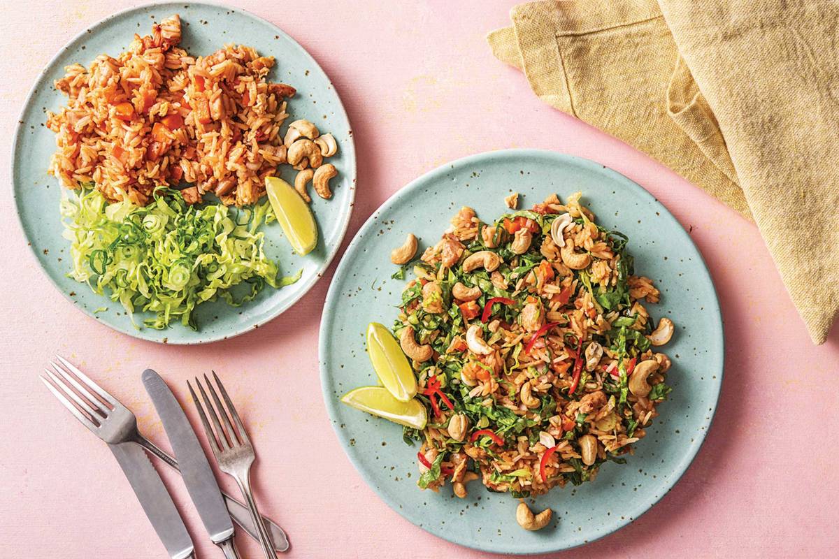 Chicken, Bacon & Veggie Fried Rice 