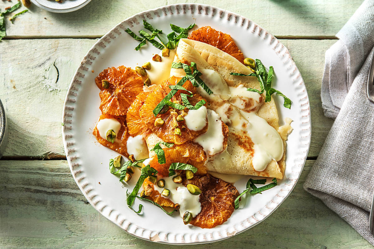 Crêpes dentelle à l'orange caramélisée