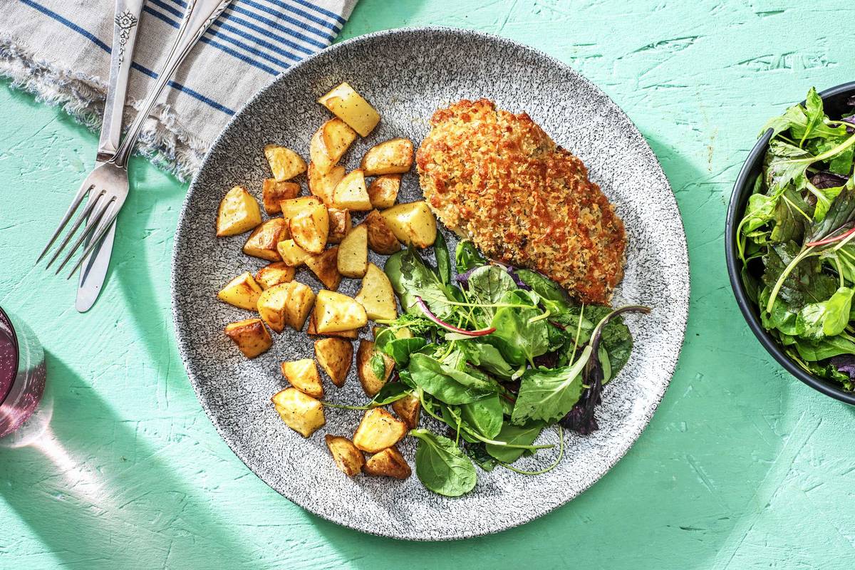 Presto Pesto Panko Chicken