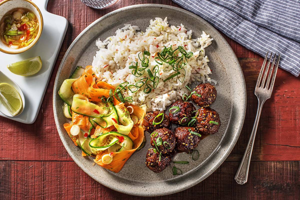 Bun Cha! Vietnamesische Fleischbällchen