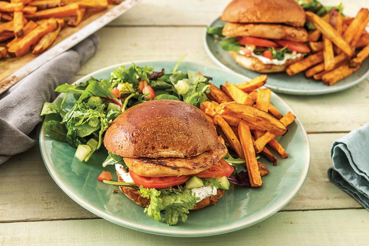 Sweet Chilli Chicken Burgers 
