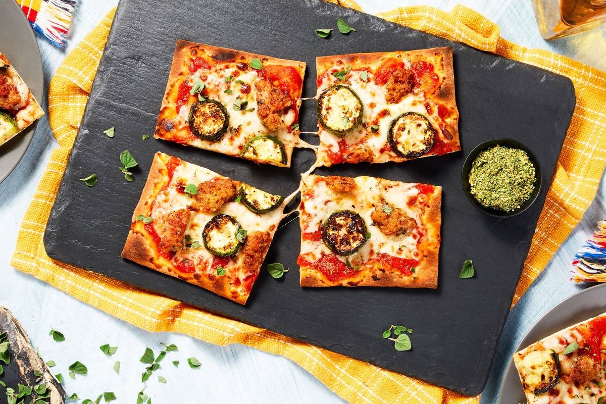 Chicken Sausage Flatbreads