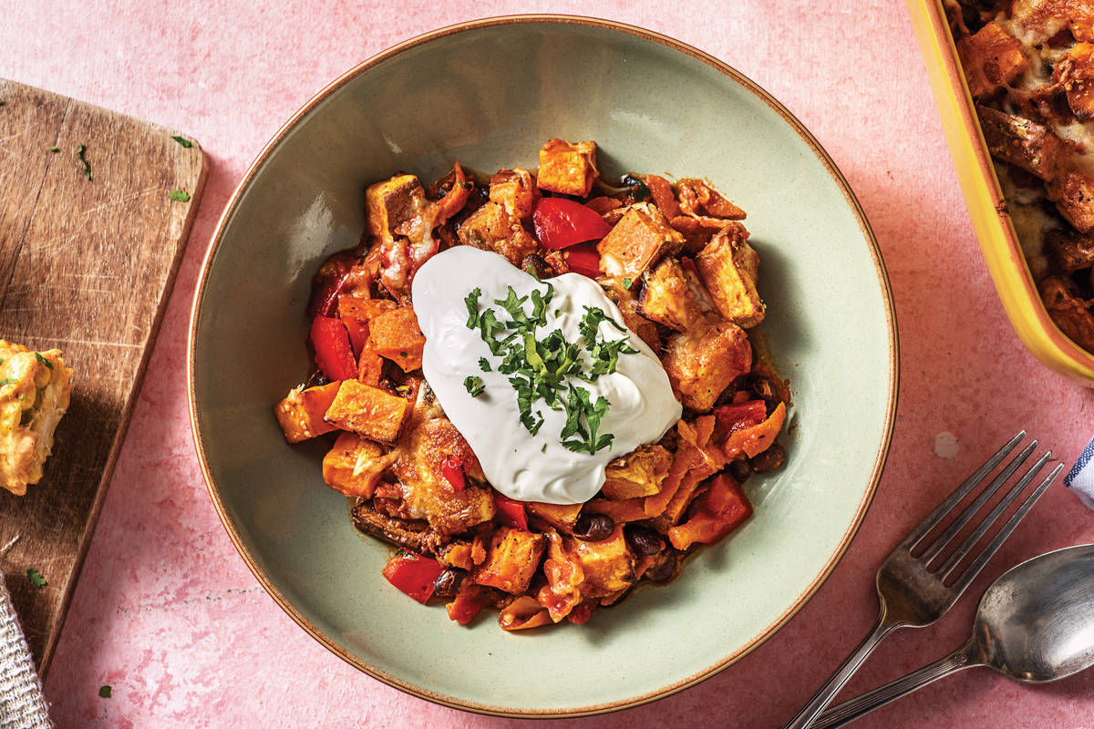 Mexican Bean Chilli Bake