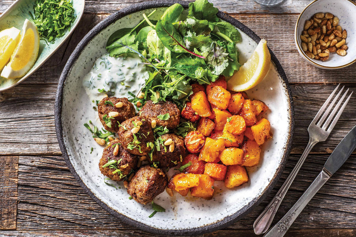 Middle Eastern Beef Meatballs 